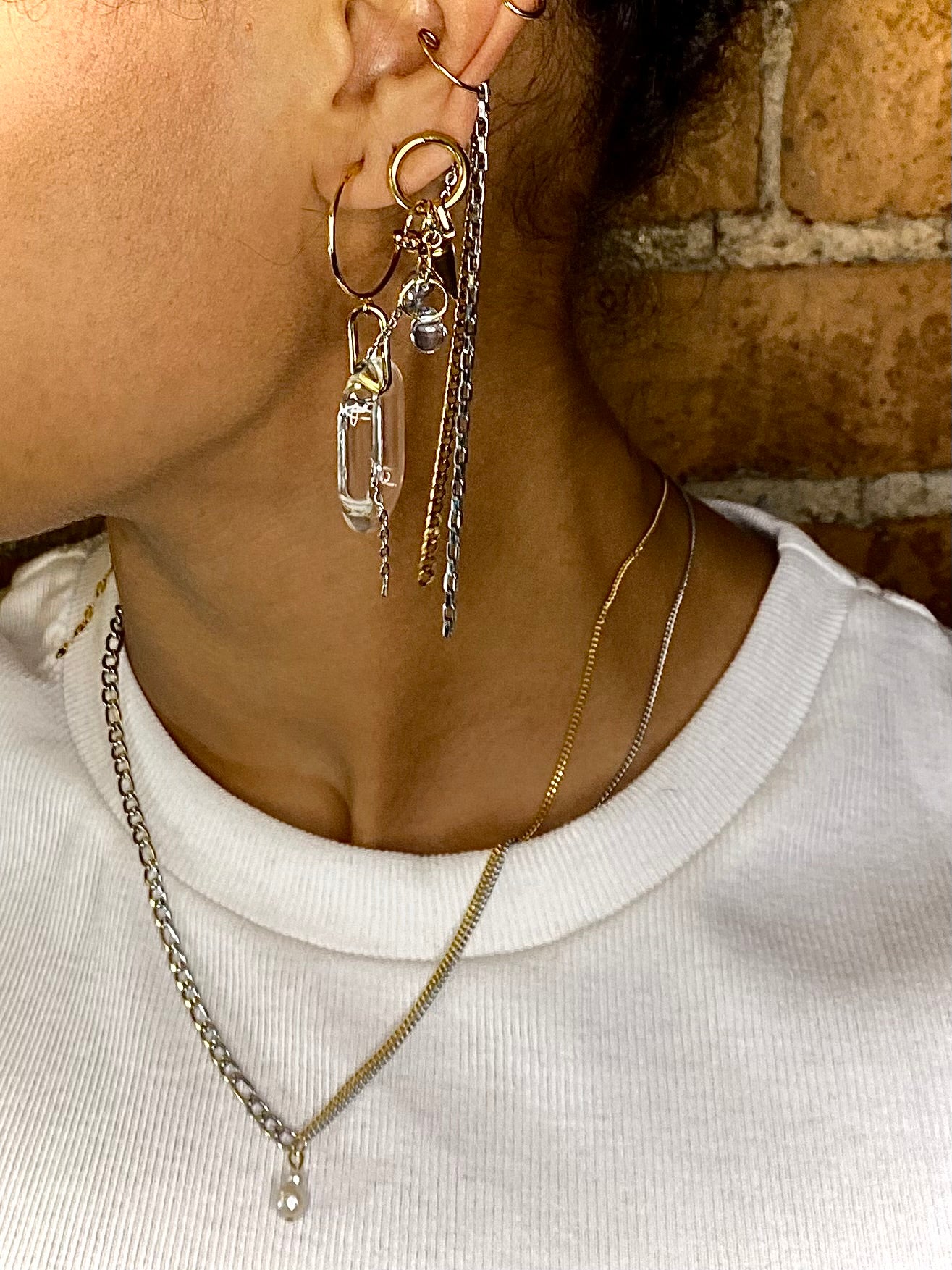 XIX - The Sun earcuff