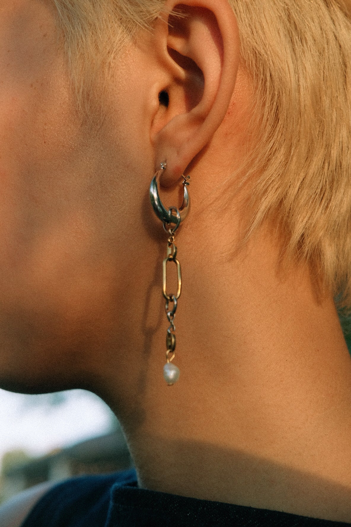 IX - The Hermit mono-earring