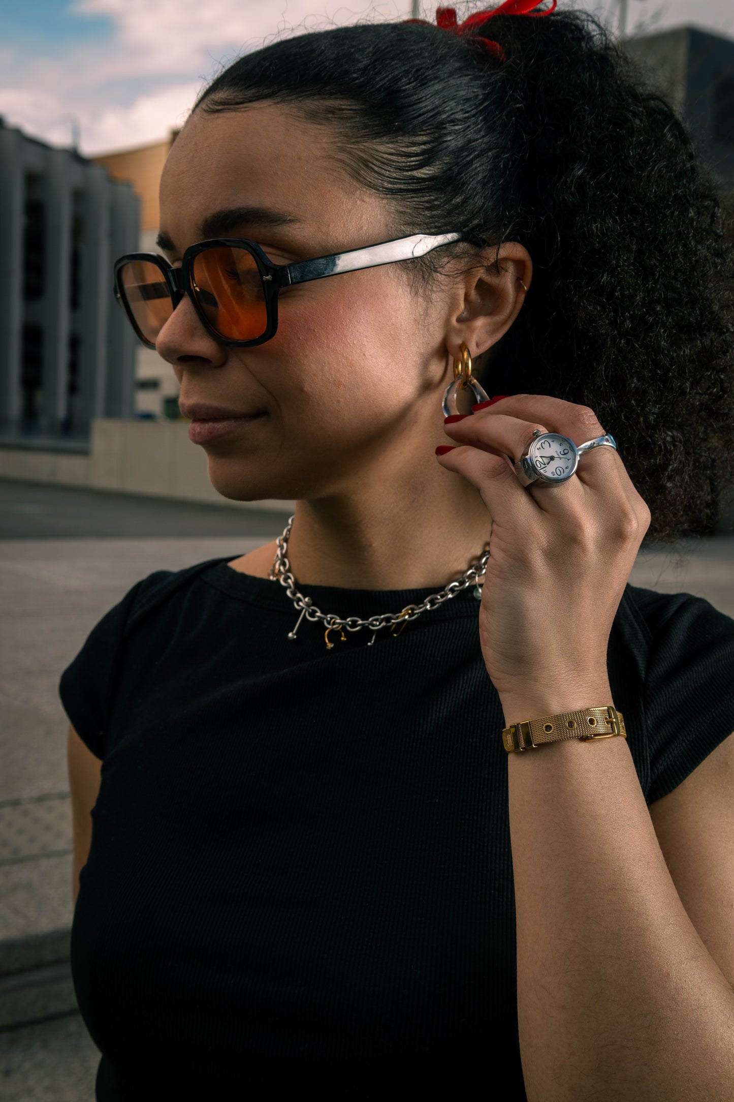 bracelet cuffed