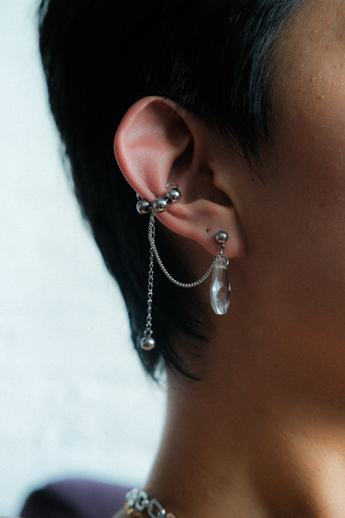 IV - The Emperor earcuff & earring duo
