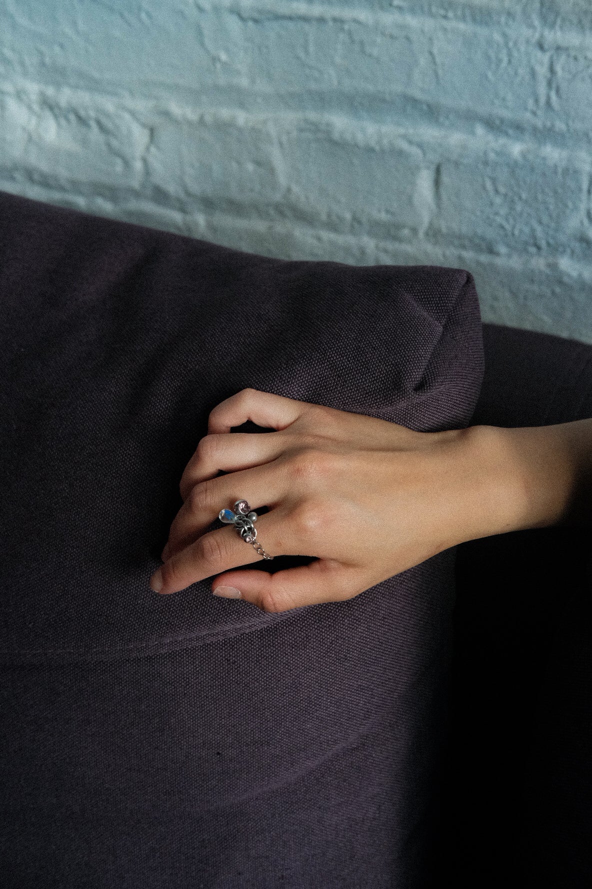 II - The High Priestess cluster ring
