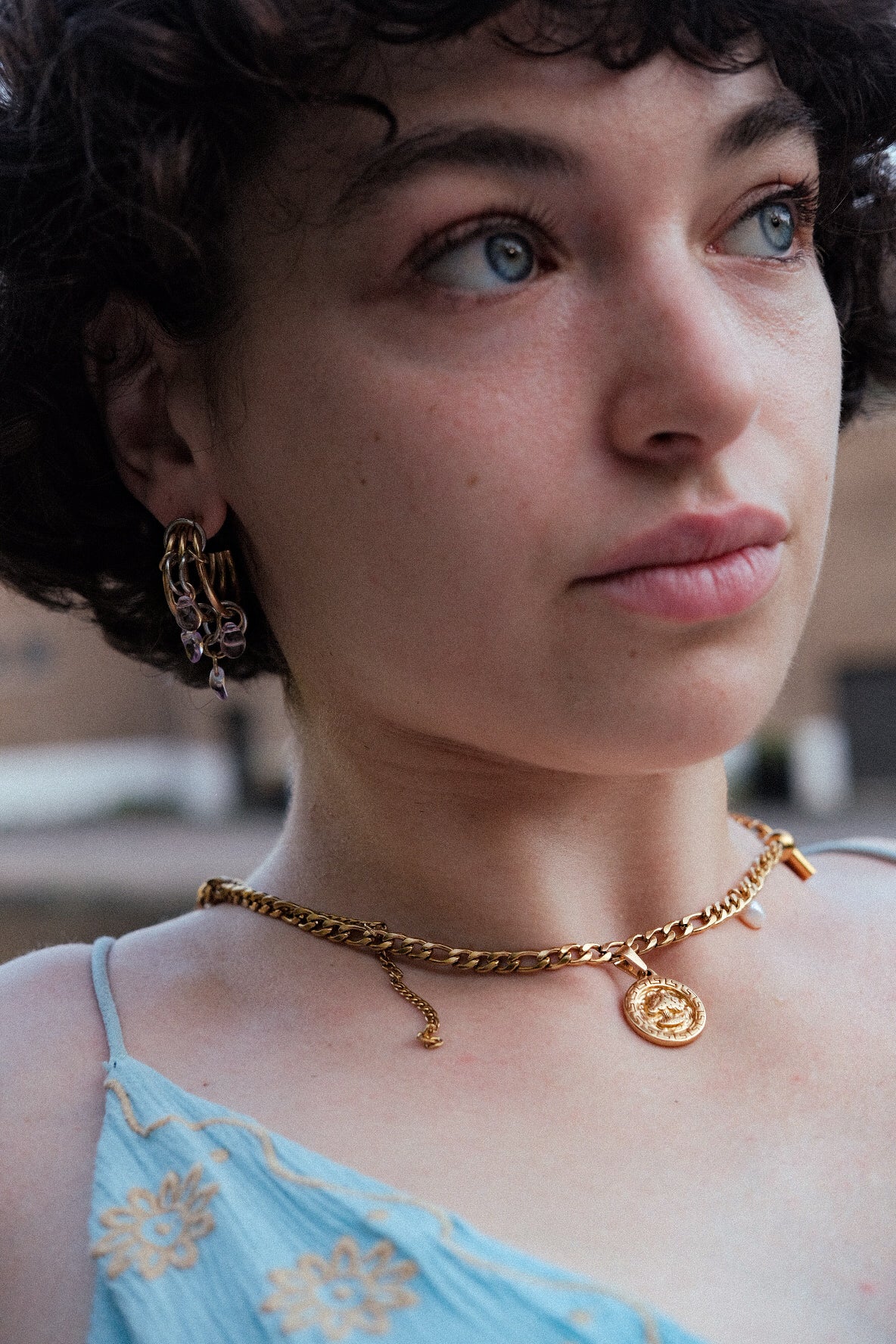 5 of Pentacles 360° necklace