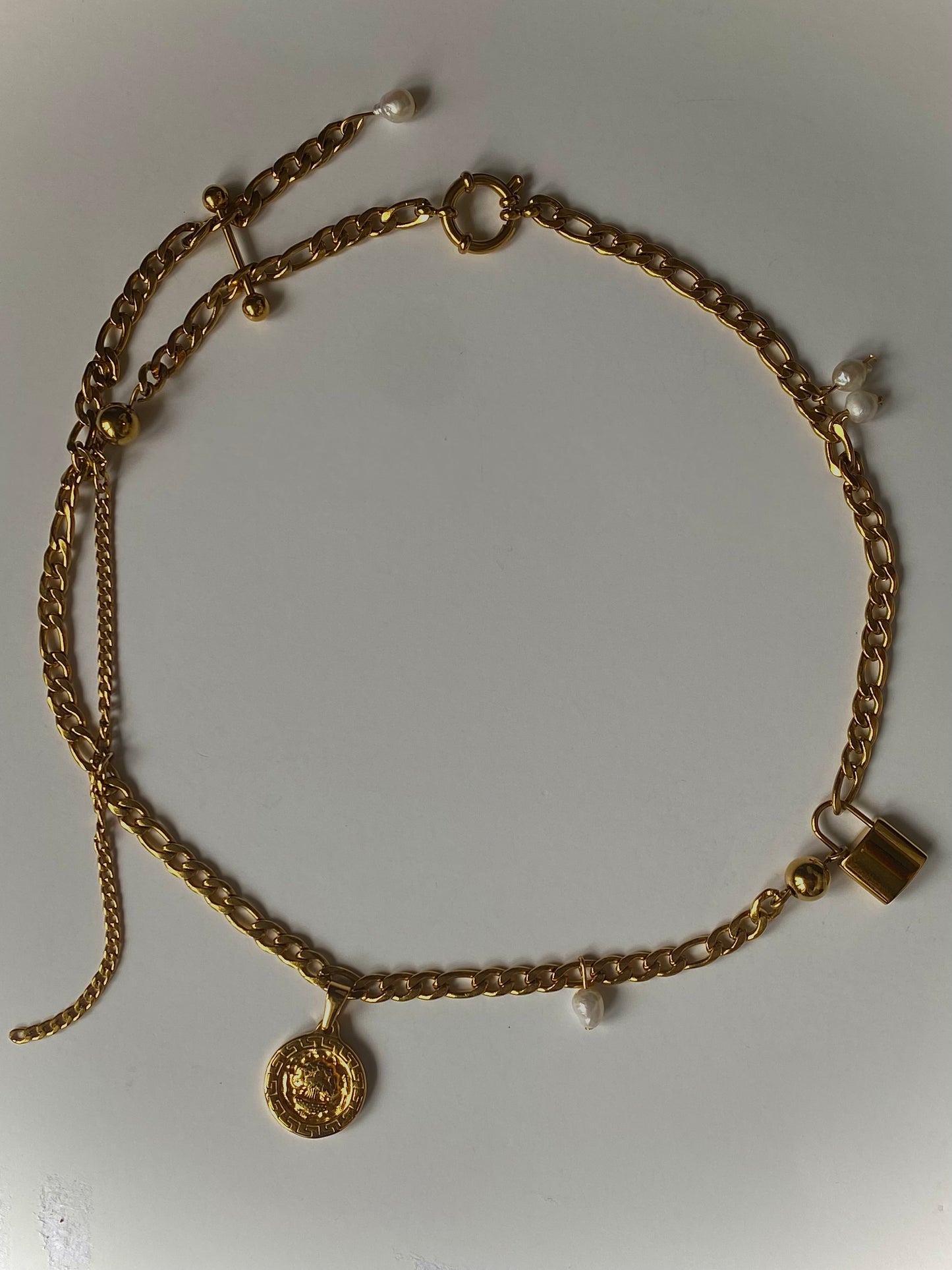 5 of Pentacles 360° necklace