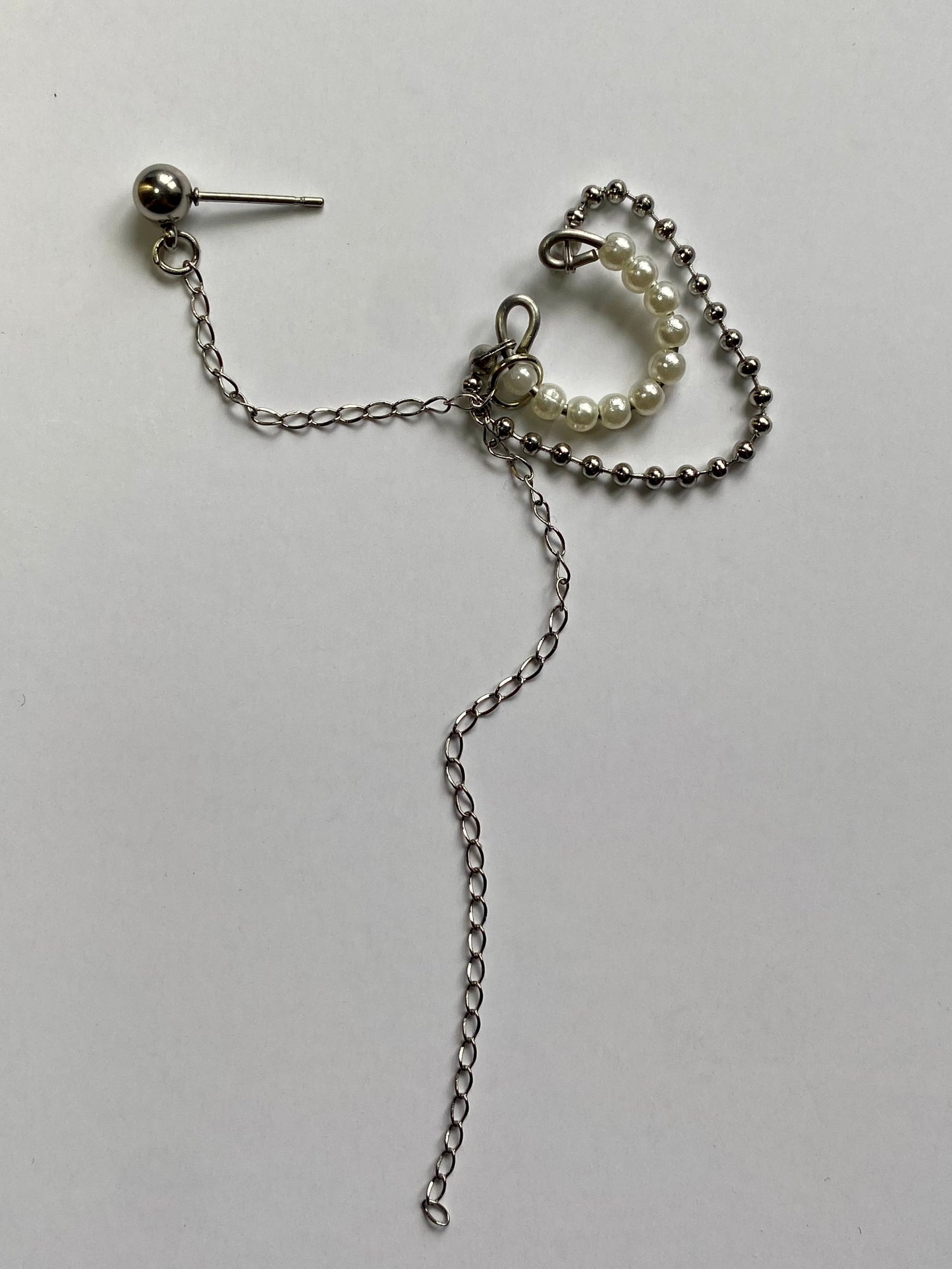 Avalanche earcuff & earring duo