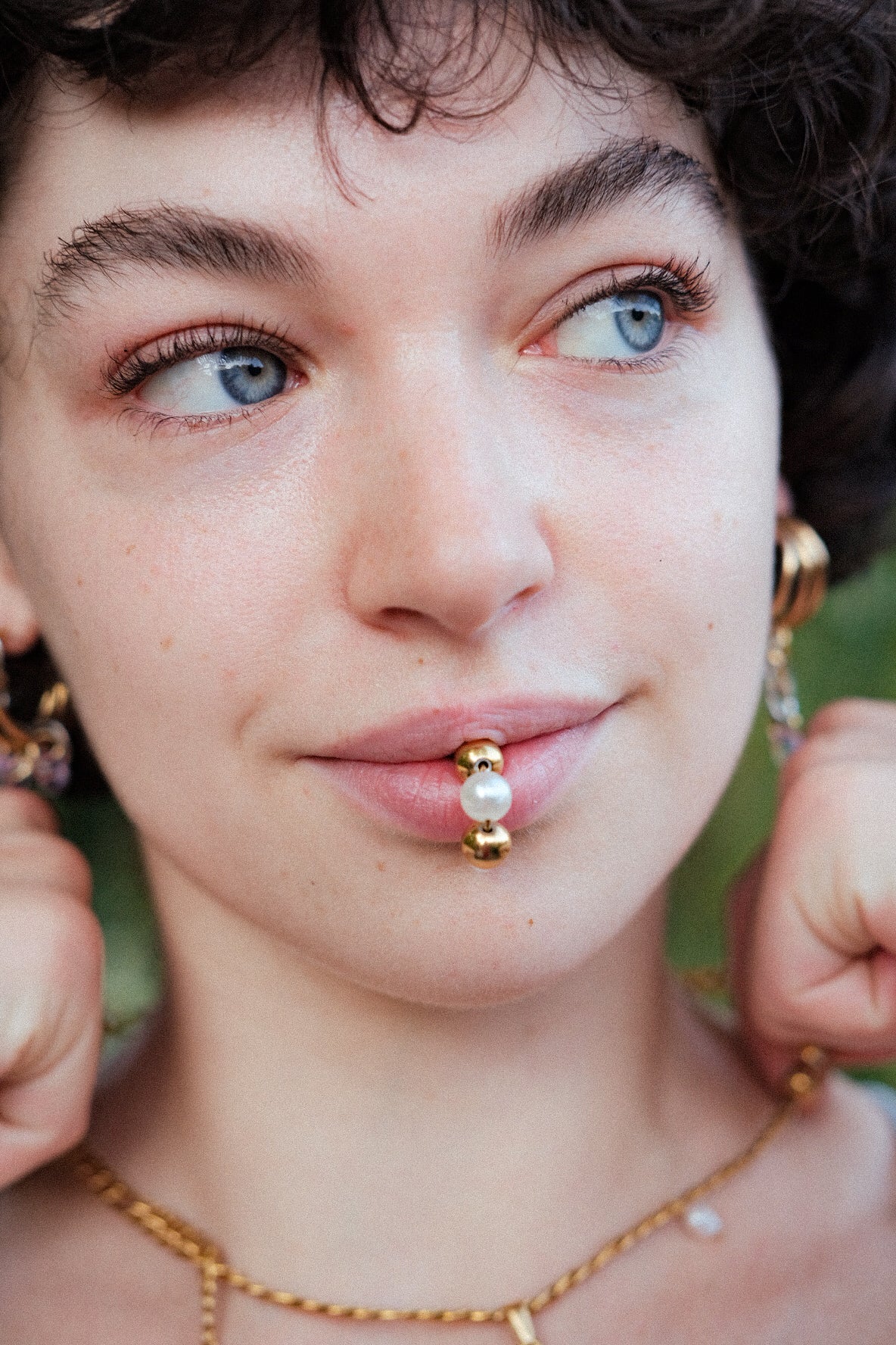 King of Pentacles earcuff