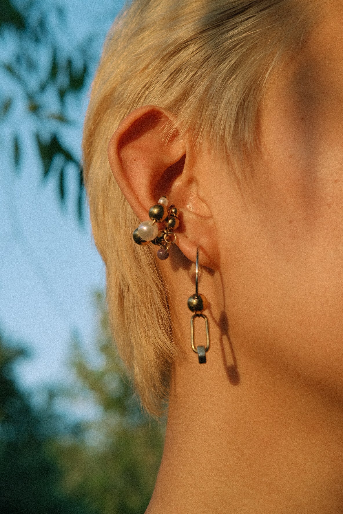 King of Pentacles earcuff