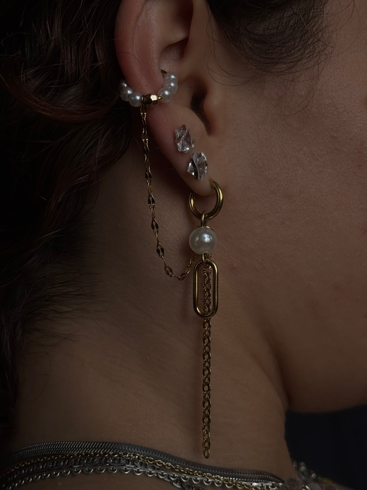 Children of Paradise earcuff & earring duo