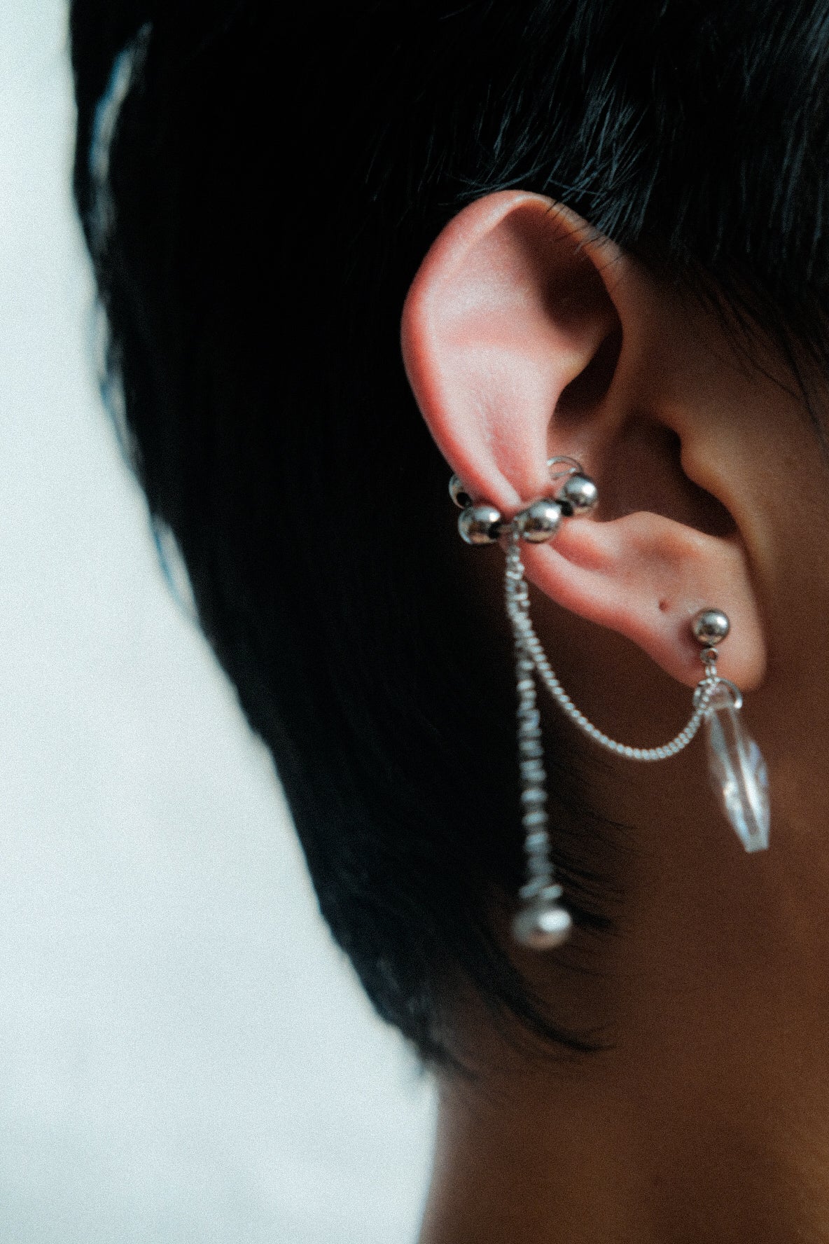 IV - The Emperor earcuff & earring duo