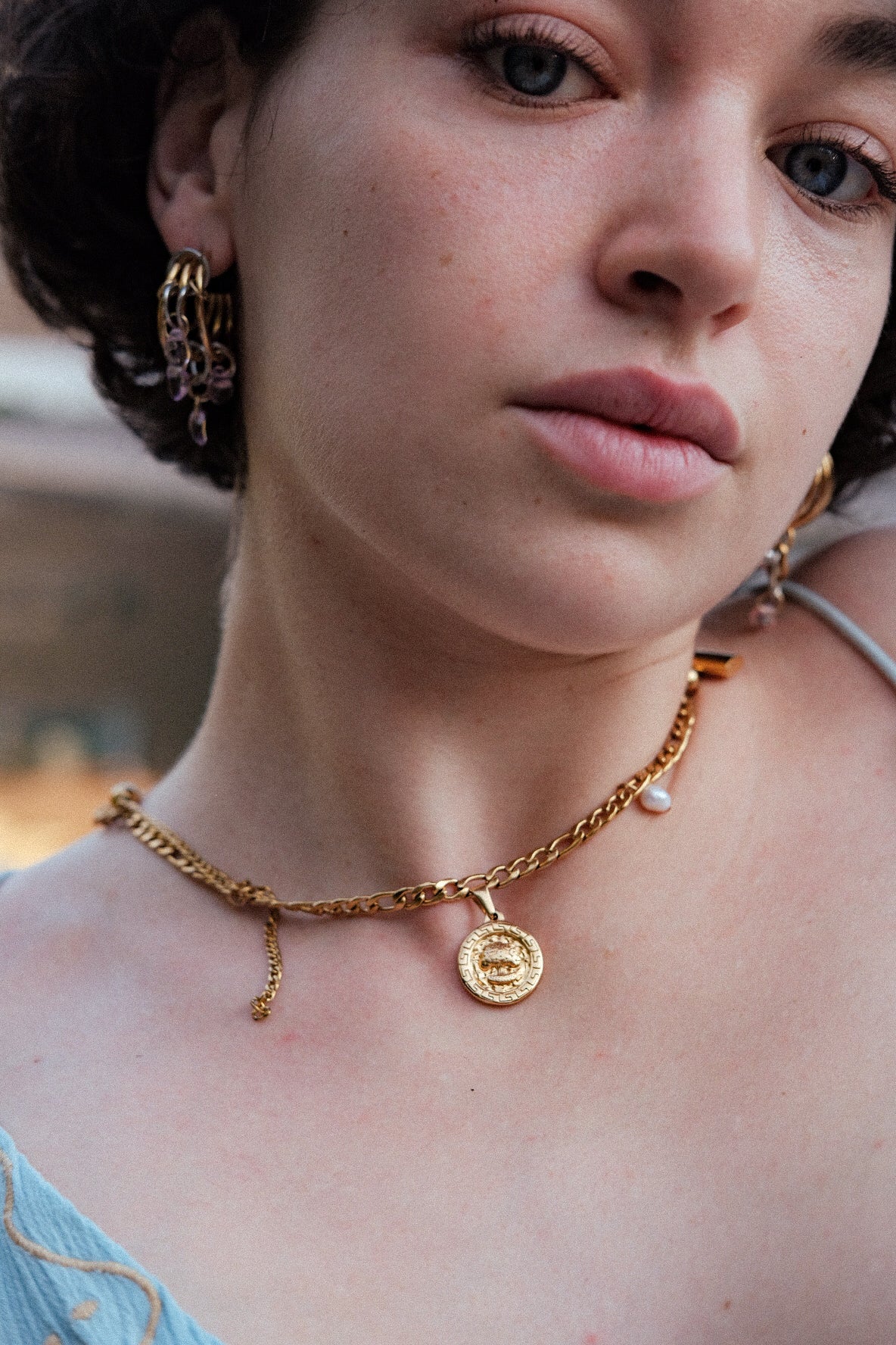 5 of Pentacles 360° necklace