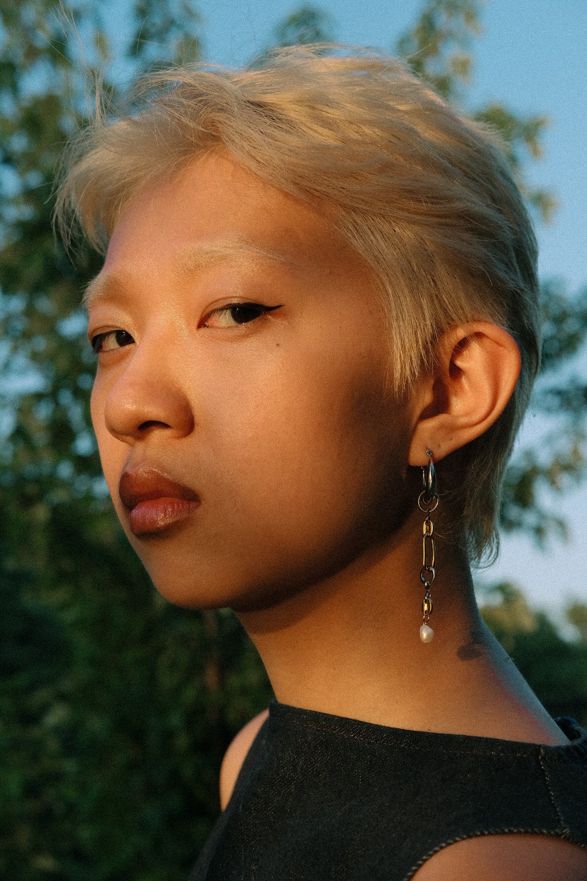 IX - The Hermit mono-earring