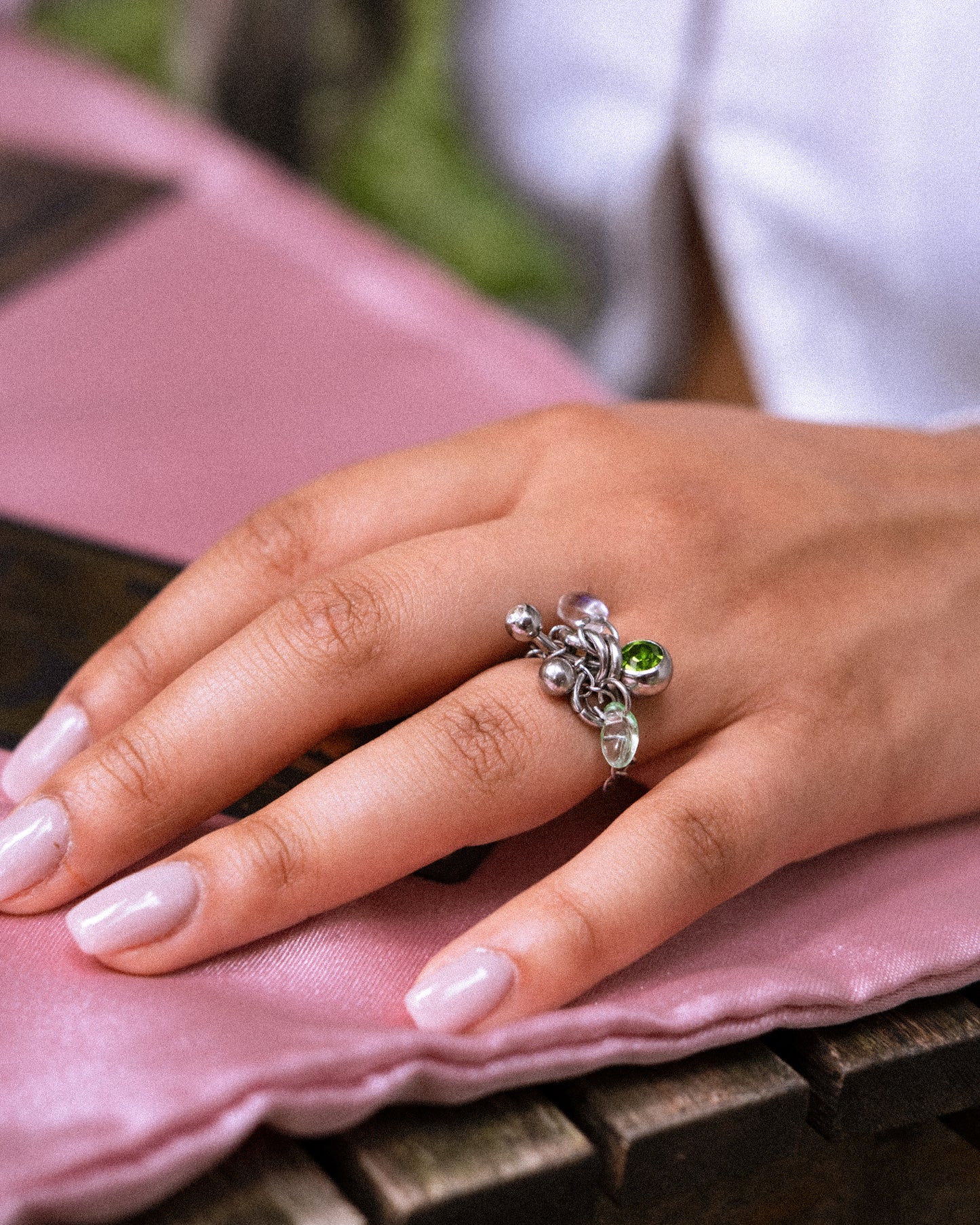 II - The High Priestess cluster ring
