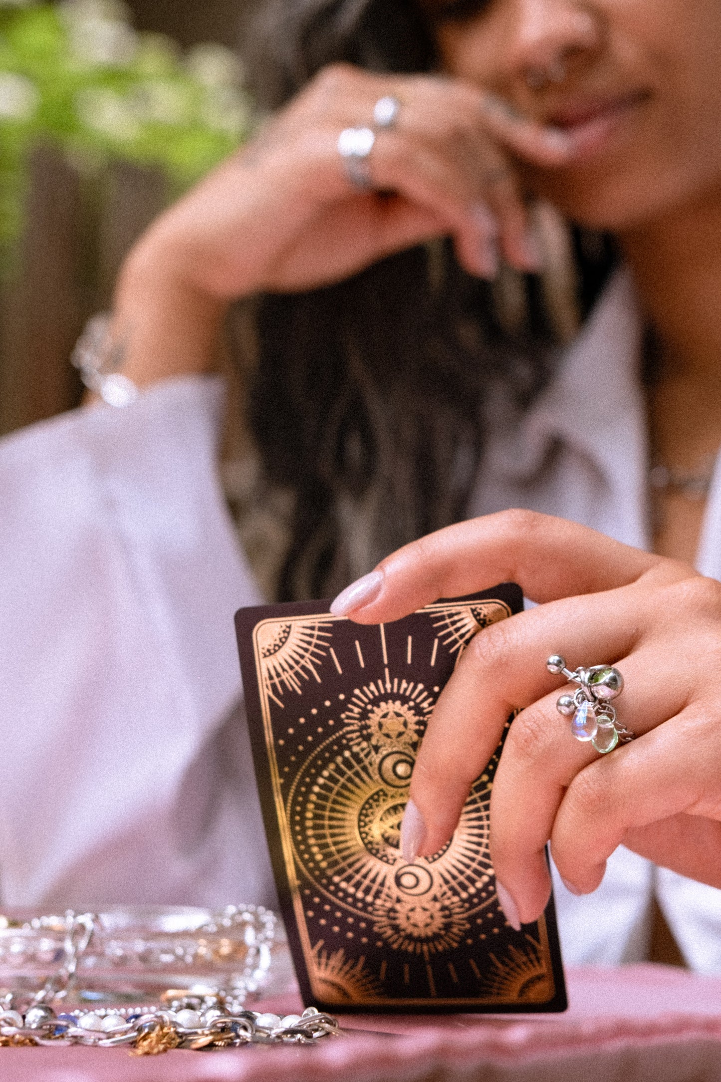 II - The High Priestess cluster ring