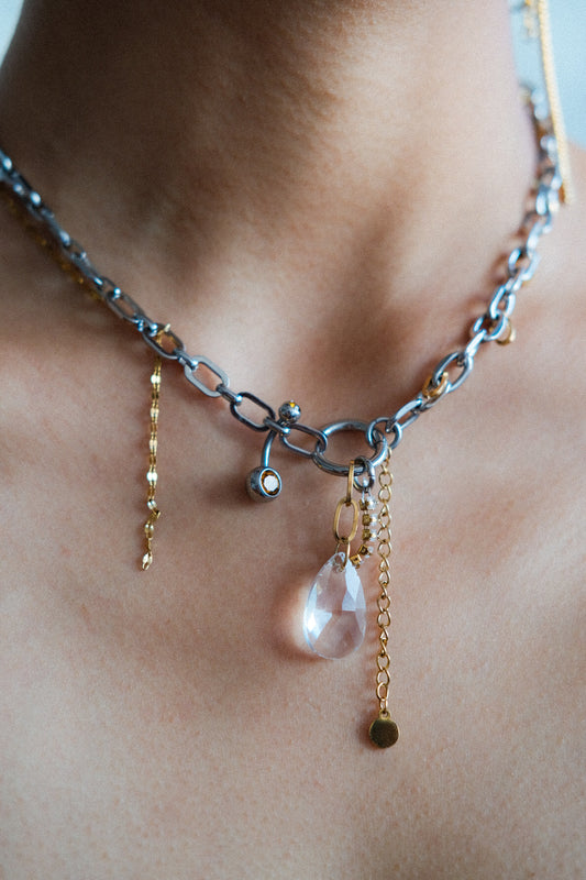 X - Wheel of Fortune modular necklace