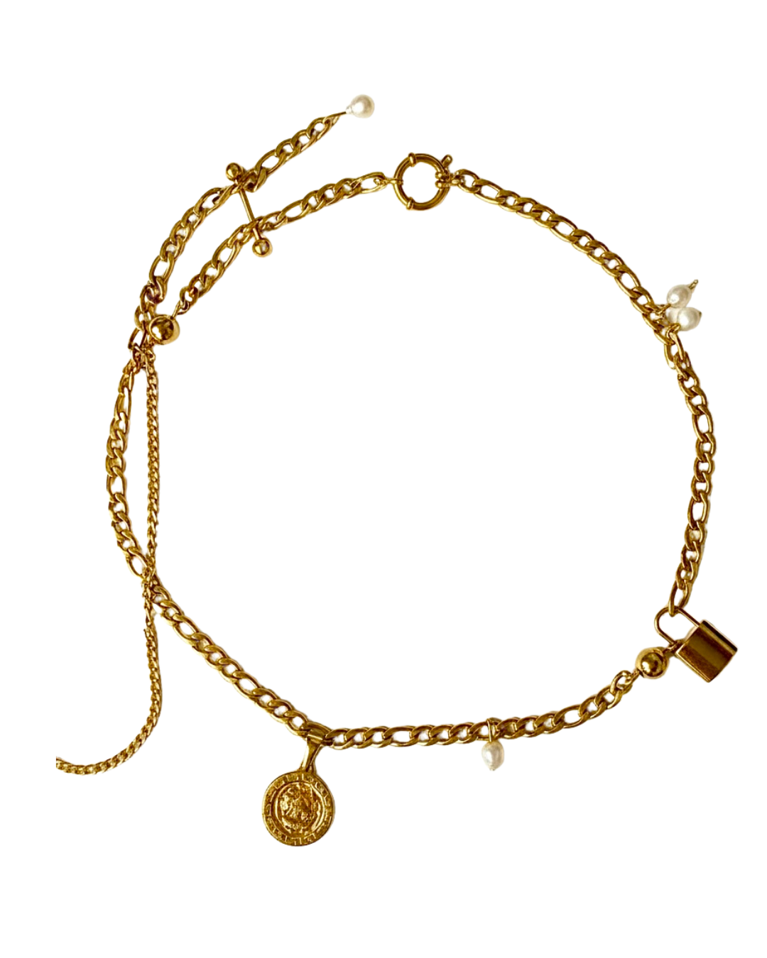 5 of Pentacles • 360° necklace