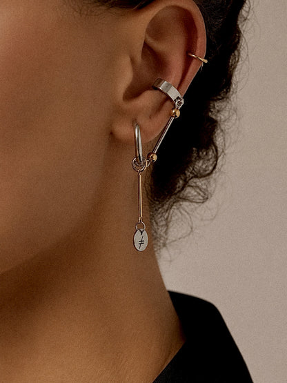 Tan Lines • Duo earcuff + mono-boucle