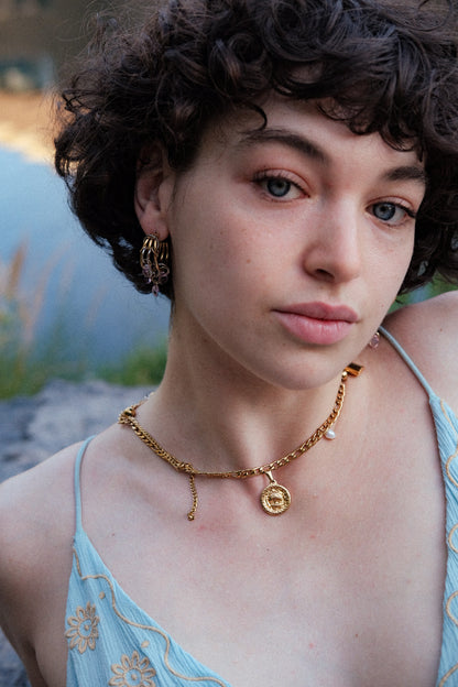 5 of Pentacles 360° necklace