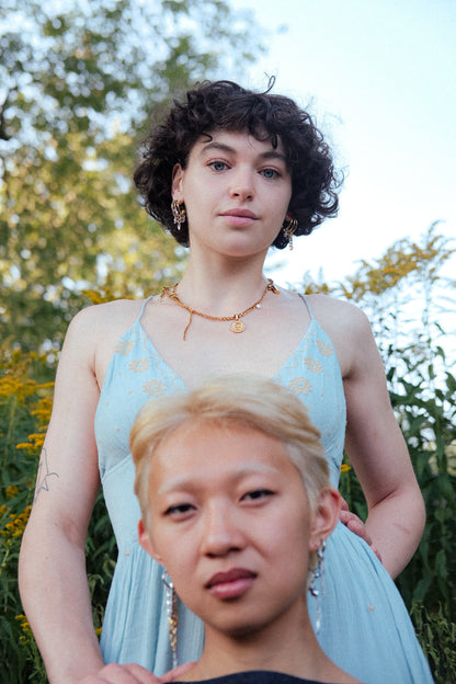 5 of Pentacles 360° necklace