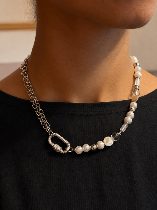 Ice Coffee • Collier [argent ou bourgogne]