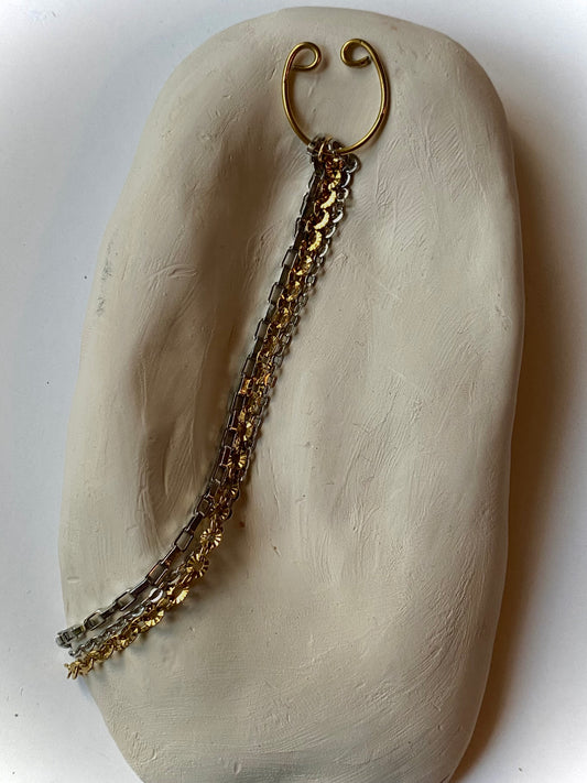 XIX - The Sun earcuff