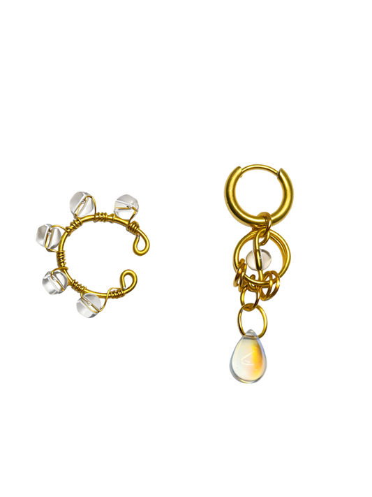 777 • Ear set [earcuff + mono-earring]