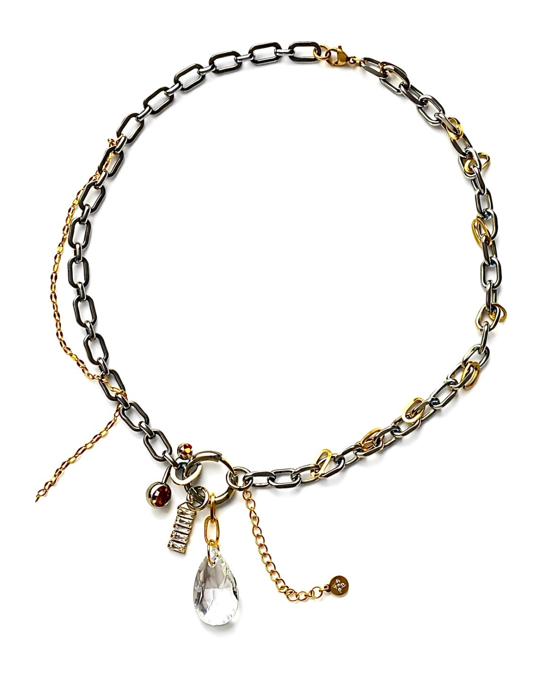 Wheel of Fortune • Modular necklace [3 in 1 - bracelet + earring + necklace]
