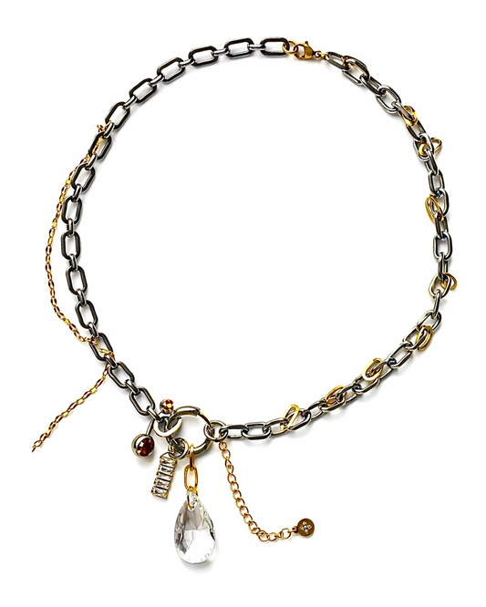 Wheel of Fortune • Modular necklace [3 in 1 - bracelet + earring + necklace]