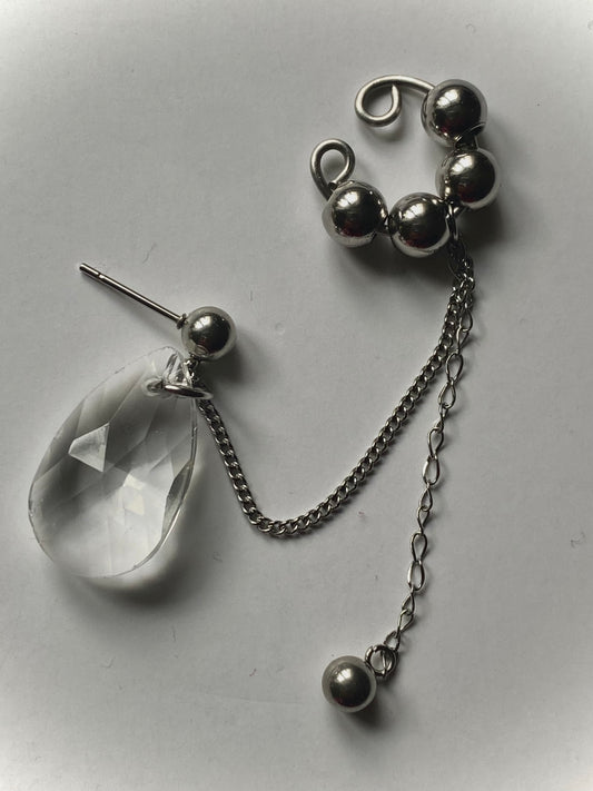 IV - The Emperor earcuff & earring duo