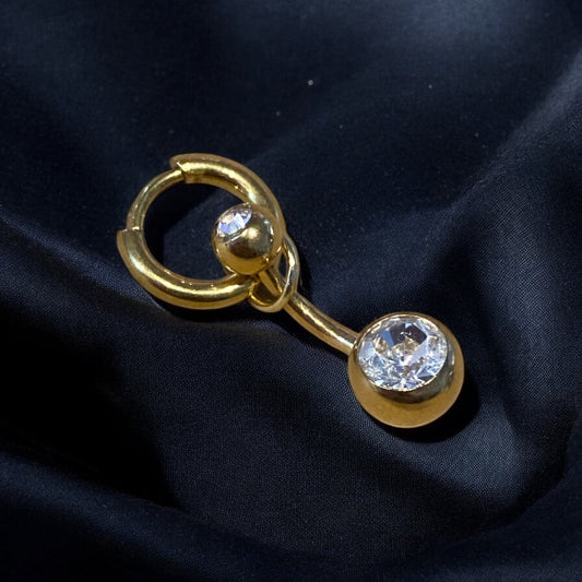 mono-boucle pierced